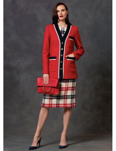 Jacken-, Kleid- und Rockmuster - Vogue 1643