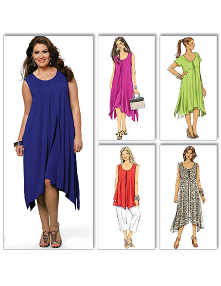 Oberteil-, Kleid- und Hosenmuster - Butterick 5655