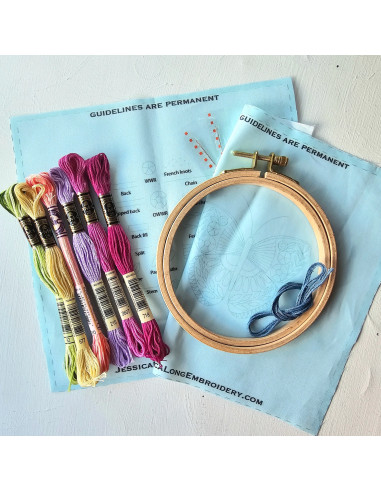 Kit broderie - Beginner Butterfly