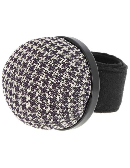 Verstellbares Bohin-Armband für Nadeln - Hahnentritt-Muster