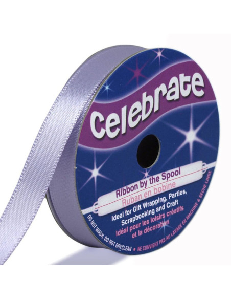 Satinband Celebrate Flieder - 9 mm x 6 Meter