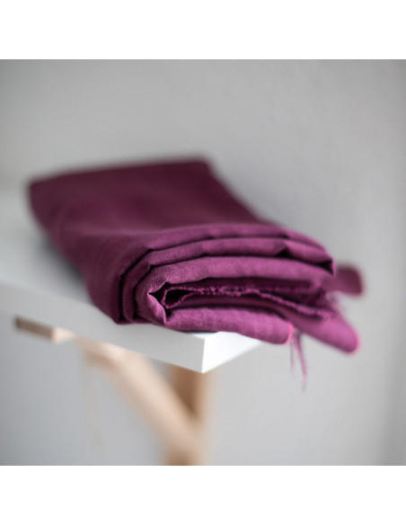 Tencel-Crêpe-Stoff - Bordeaux