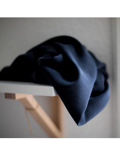 Tencel-Crêpe-Stoff - Schwarz