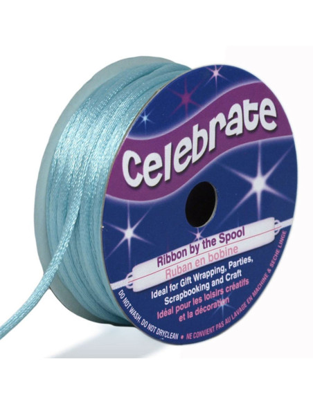Rattenschwanzschnur Celebrate himmelblau - 2 mm x 10 Meter