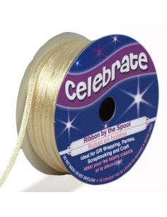 Rattenschwanzschnur Celebrate Creme - 2 mm x 10 Meter
