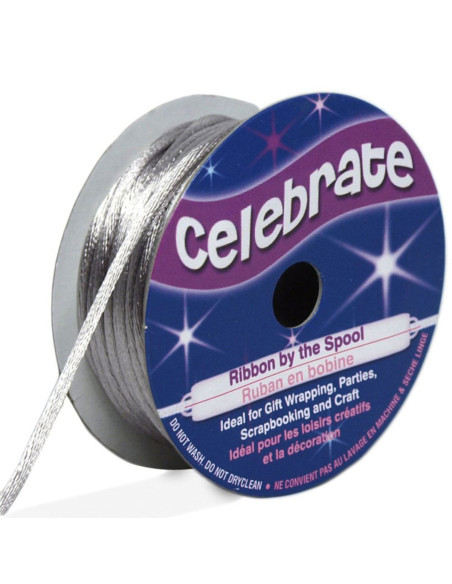 Rattenschwanzschnur Celebrate Silber - 2 mm x 10 Meter