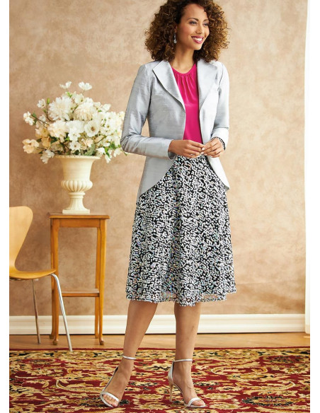 Jacken-, Kleid-, Oberteil-, Rock- und Hosenmuster - Butterick 6718