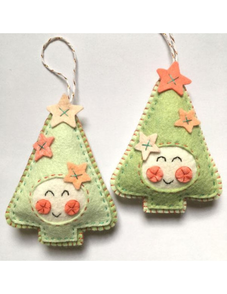 Kawaii-Weihnachtsfilzset