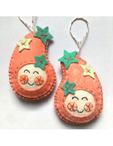 Kawaii-Weihnachtsfilzset