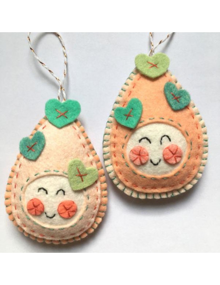 Kawaii-Weihnachtsfilzset