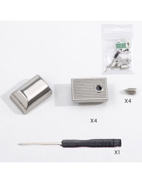 Set embouts zip et outils - Argent