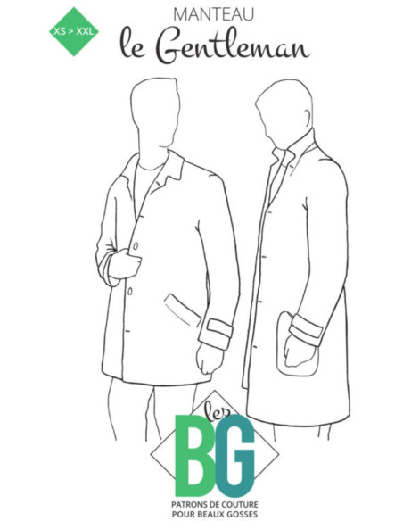 Mantel-Schnittmuster Gentleman - Les BG