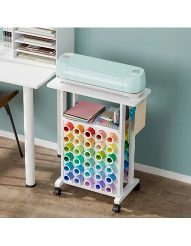 Meuble mobile pour vinyle et machine de découpe Crafit Beegrid R30