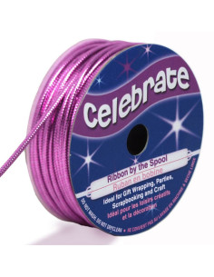 Lurex-Schnur Celebrate rosa - 1,6 mm x 8 Meter