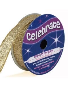 Metallisiertes Band Celebrate Gold - 13 mm x 5 Meter