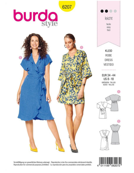 Kleidmuster - Burda 6207