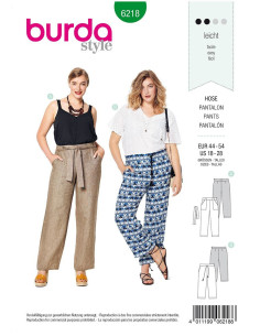 Hosenmuster - Burda 6218