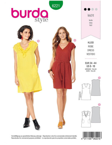 Kleidmuster - Burda 6221