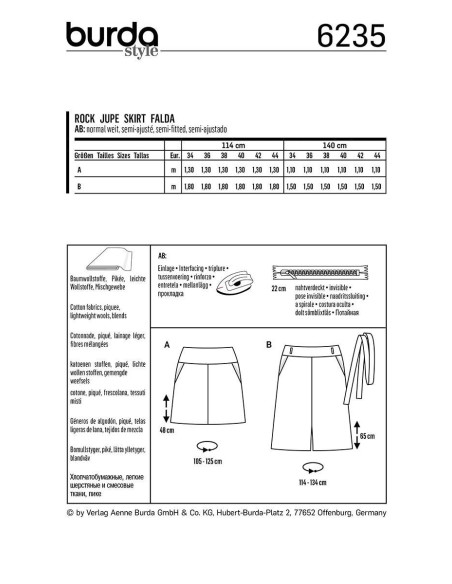 Rockmuster - Burda 6235