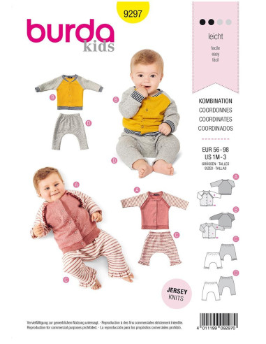Jackenschnittmuster - Burda 9297