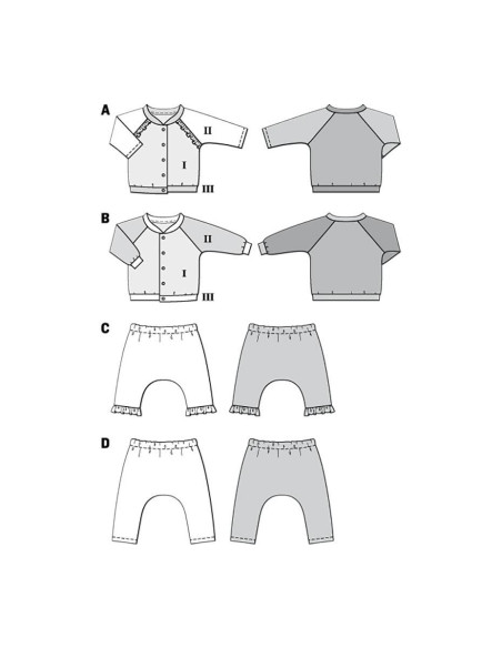 Jackenschnittmuster - Burda 9297
