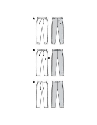 Hosenmuster - Burda 9300