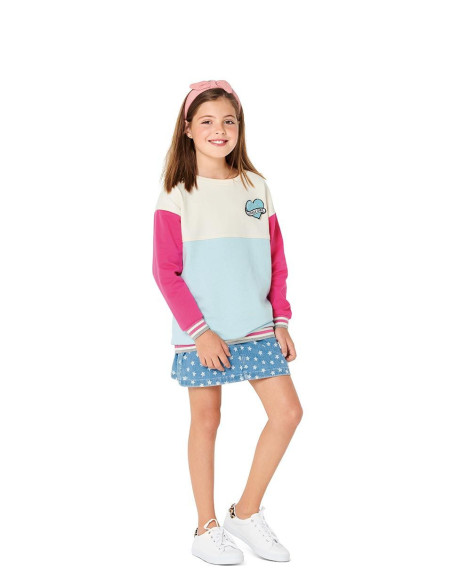 Sweatshirt-Schnittmuster - Burda 9301