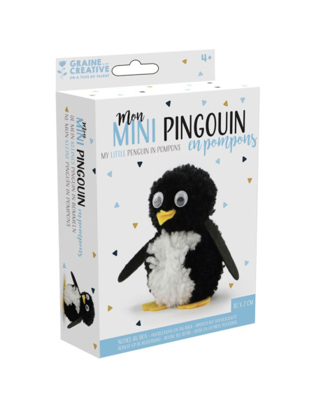 Pompon-Set - Mein kleiner Pinguin