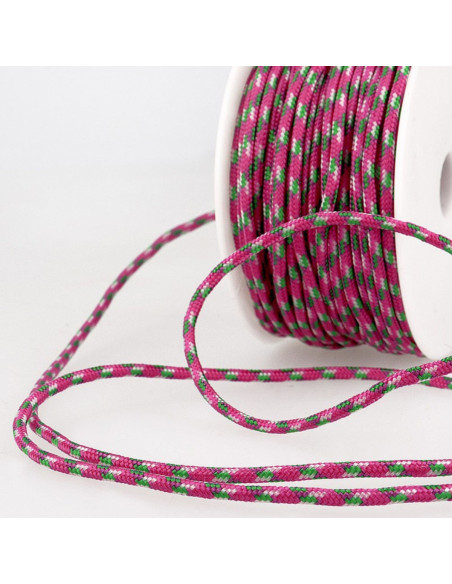 Mehrfarbiges Sportband - Fuchsia, Rosa und Grün