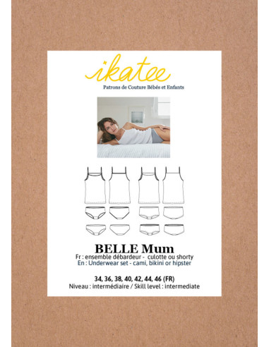 Damenwäsche-Schnittmuster Belle - Ikatee