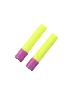 2 Nachfüllungen für temporären Klebestift in fluoreszierendem Gelb, speziell für Stoffe 2