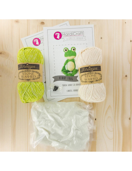 Häkelset - Vinny der Frosch