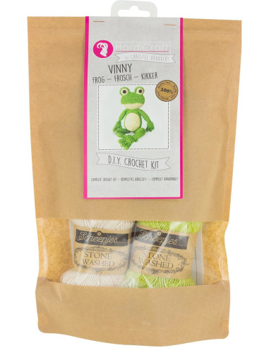 Häkelset - Vinny der Frosch