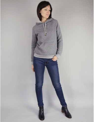 Sweatshirt-Schnittmuster Icone - Atelier Scämmit