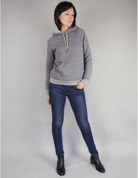 Sweatshirt-Schnittmuster Icone - Atelier Scämmit