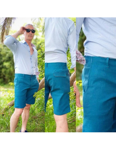 Herren-Bermuda-Schnittmuster Le Playboy - Les BG