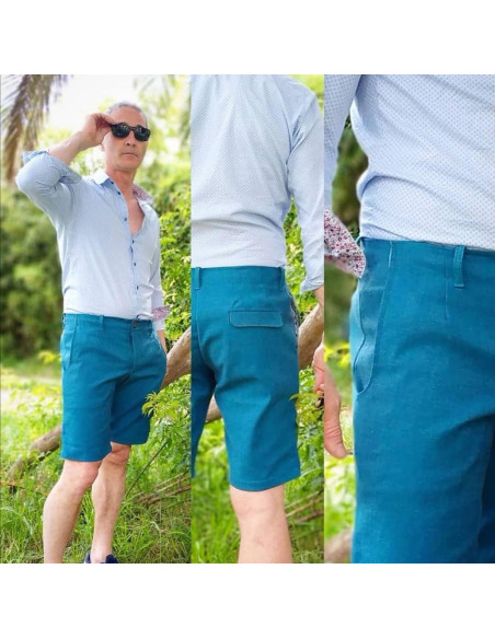 Herren-Bermuda-Schnittmuster Le Playboy - Les BG
