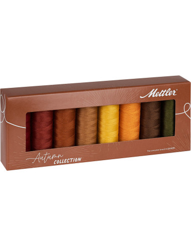 8er-Set Polyester-Nähfäden 200m Herbst Mettler ®