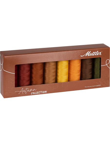 8er-Set Polyester-Nähfäden 200m Herbst Mettler ®