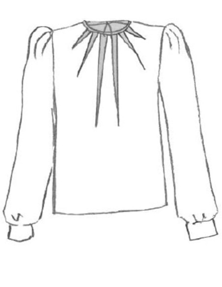 Kleidmuster, Bluse Zénith - Maison Fauve