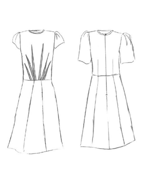 Kleidmuster, Bluse Zénith - Maison Fauve