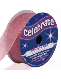 Organza-Band Celebrate Altrosa - 20 mm x 5 m