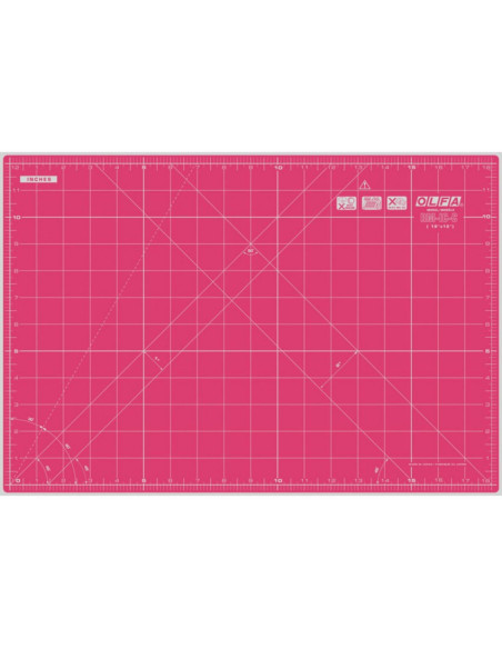 Olfa Patchwork-Schneidematte 30 x 45 cm - Rosa