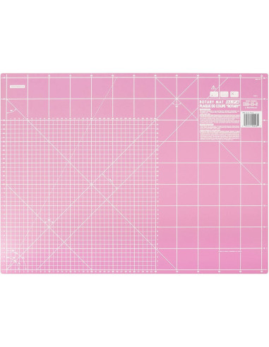 Patchwork-Schneidematte Olfa 45 x 60 cm - Rosa