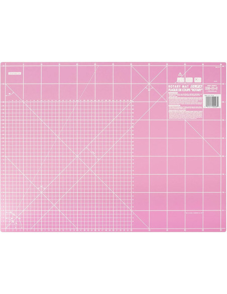 Patchwork-Schneidematte Olfa 45 x 60 cm - Rosa