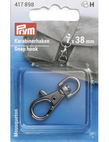 Metallkarabiner 7 x 38 mm - Glänzend brüniert