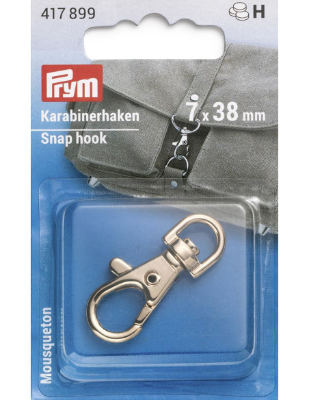 Metallkarabiner 7 x 38 mm - Neues Gold