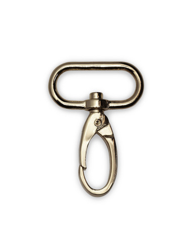 Metallkarabiner 25 x 45 mm - Neues Gold