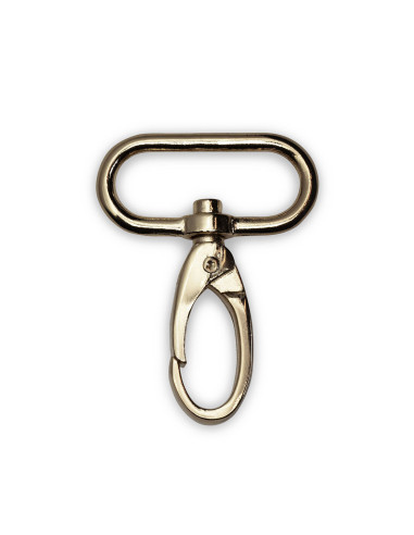 Metallkarabiner 30 x 45 mm - Neues Gold