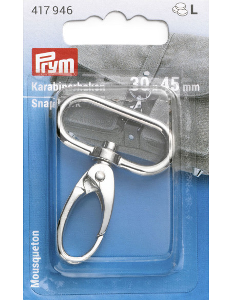 Metallkarabiner 30 x 45 mm - Silber